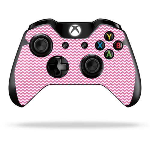 MightySkins MIXBONCO-Bubble Gum Chevron Skin Decal Wrap for Microsoft 