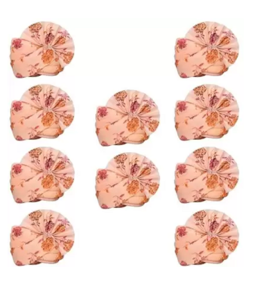 Men Embroidered Pagri Pack of 10