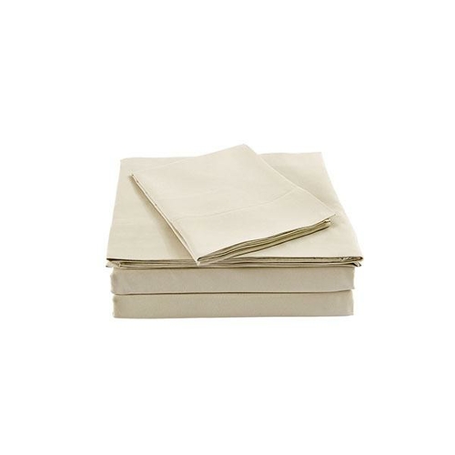 Royal Comfort Bamboo Blended Sheet Pillowcases Set 1000Tc King Ivory