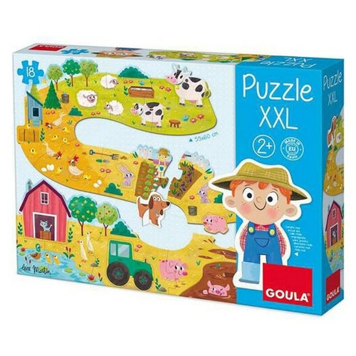 Baby Farm Puzzle XXL Goula 53176 (17 pcs)
