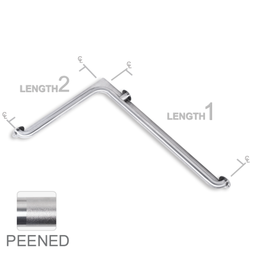 AJW US130X-G4236R 42 X 36 In. Exposed Flange- Peened Grip - Configurat