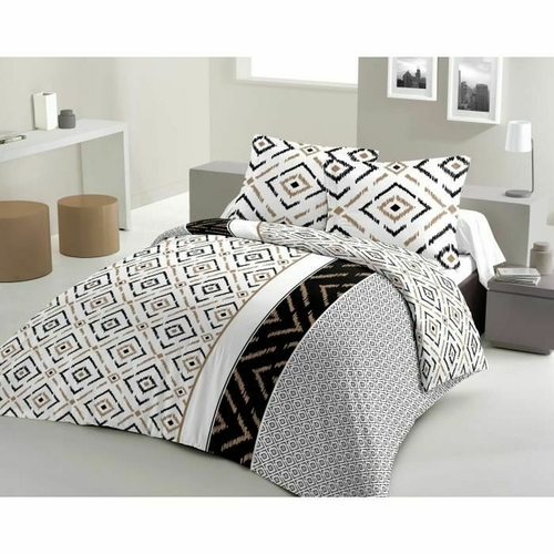 Bedding set Lovely Home Black Beige 220 x 240 cm