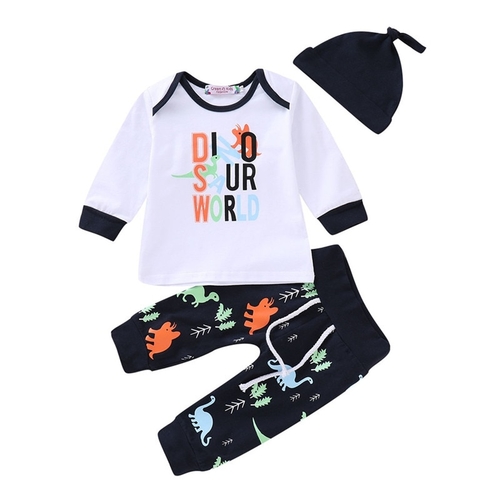 Casual Newborn Baby Boy Girl Sets Long Sleeve