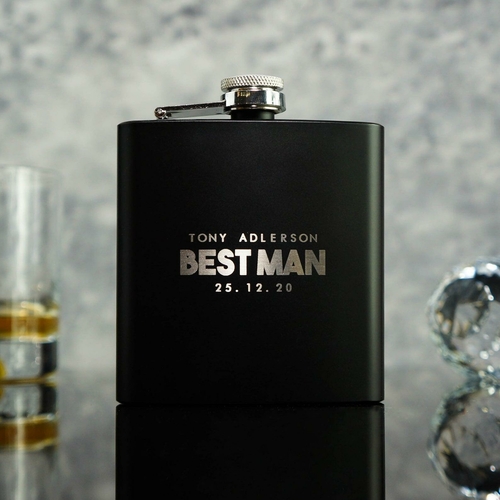 Personalised BEST MAN Father the Bride Groomsmen Gift