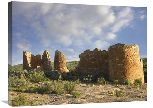 Global Gallery GCS-452198-2432-142 24 x 32 in. Hovenweep Castle At Lit