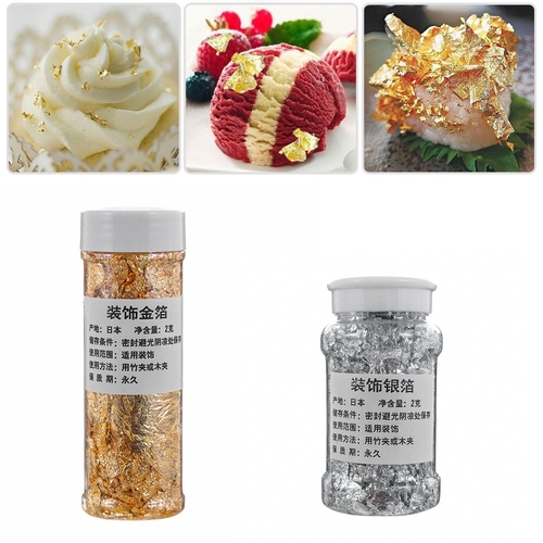 Safety Multi Purpose  Gold Leaf Foil Cooking Drink