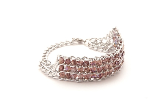Alexander Kalifano FCB-LAT Fabulous Glass Bracelet - Light Amethyst