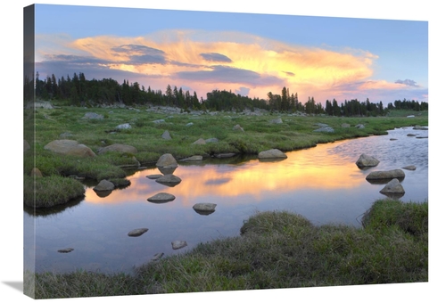 Global Gallery GCS-452111-2432-142 24 x 32 in. Clouds & Sunset Reflect