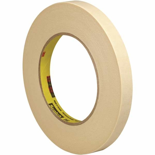 Scotch T9332026PK 0.50 in. x 60 yards 202 Masking Tape, Natural - 