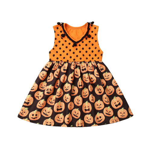 Pudcoco Baby Girls Kid Casual Sleeveless Halloween