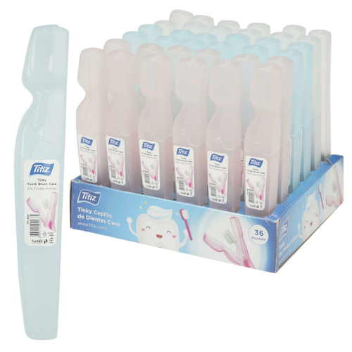 Plastic Toothbrush Cases - Counter Display Included