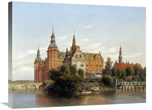 Global Gallery GCS-267166-30-142 30 in. Frederiksborg Castle, Denm