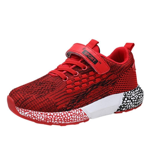 Unisex Kids Solid Fretwork Shoes Winter Flock