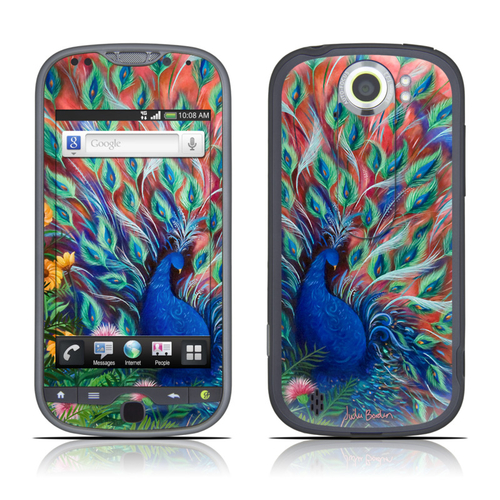 DecalGirl HM4S-CORALPC HTC MyTouch 4G Slide Skin - Coral Peacock