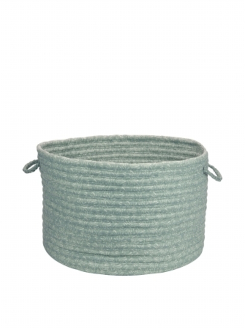 Solid Fabric Basket - Seafoam 18''x12''