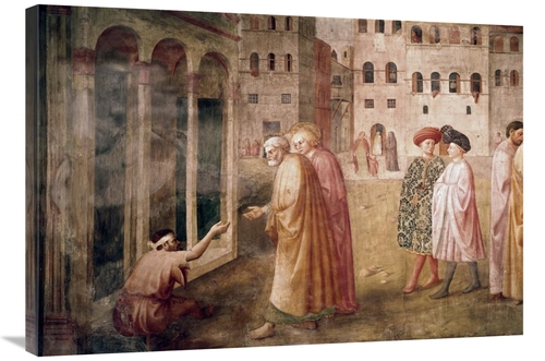 Global Gallery GCS-278412-36-142 36 in. Healing of the Cripple Art Pri