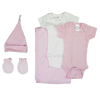 Baby Girl Five-Piece Essential Layette Set