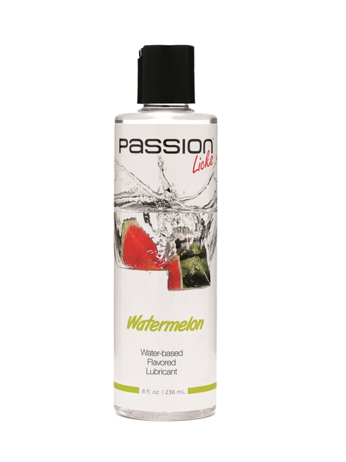 Passsion Licks Watermelon Water Based Flavored Lubricant 8 Fl Oz / 236