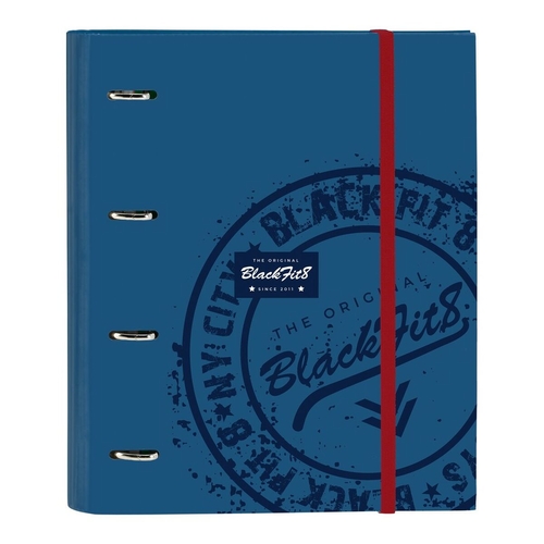 Ring binder BlackFit8 Stamp A4 Blue (27 x 32 x 3.5 cm) (35 mm)