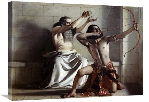 Global Gallery GCS-277452-30-142 30 in. Joas Shoots the Arrow of Redem