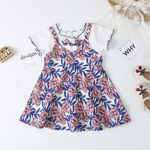 Kawaii Baby Girls Summer Dress Toddler Kids Floral