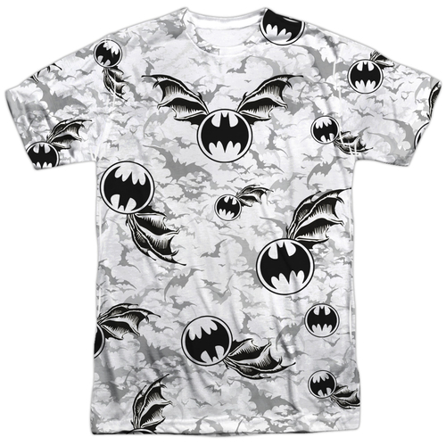 Trevco BM2313FB-ATPP-3 Batman & Bat Flight Front & Back Print-Short Sl