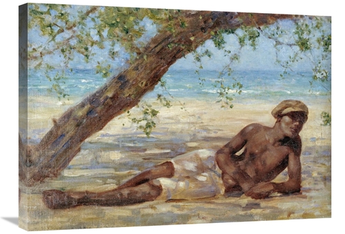 Global Gallery GCS-267427-30-142 30 in. Samuel Under a Tree, Jamai