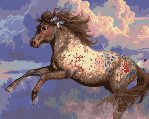 Paint by Numbers - INDIAN HORSE (ABRAHAM HUNTER)