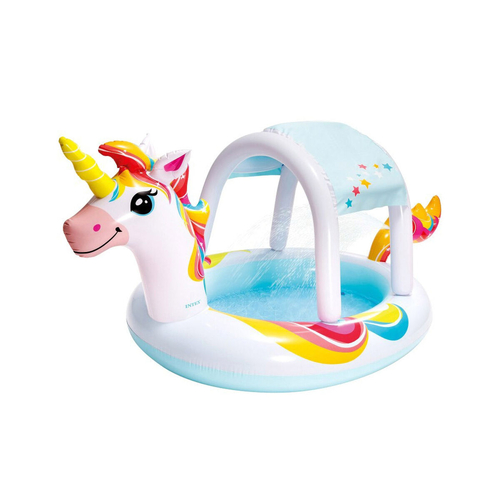 Inflatable Paddling Pool for Children Intex Unicorn 254 x 132 x 109 cm