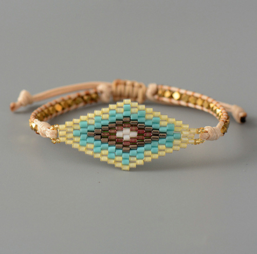 Exquisite Seed Beads Bohemian Bracelet Women Gold