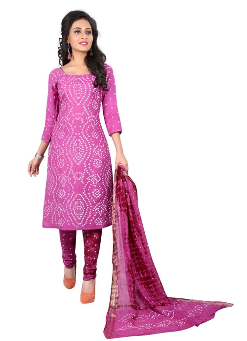 Generic Women's Satin Cotton Salwar Material