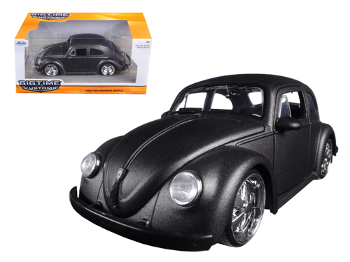 1959 Volkswagen Beetle Satin Metallic Gray with 5 Spoke Wheels 1/24