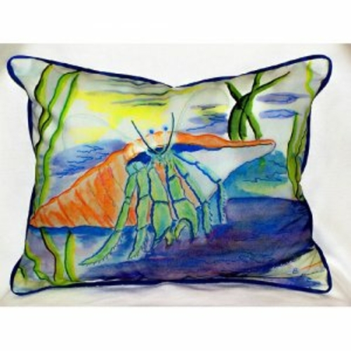 Betsy Drake ZP205 Hermit Crab Throw Pillow- 20 x 24 in.