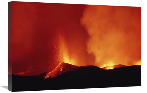 Global Gallery GCS-451043-2030-142 20 x 30 in. Volcanic Eruption with 