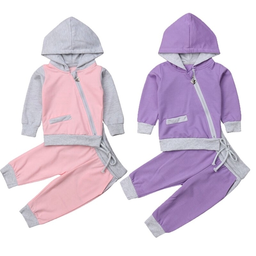 2PCS Autumn Winter Fashion Infant Kids Baby Girls