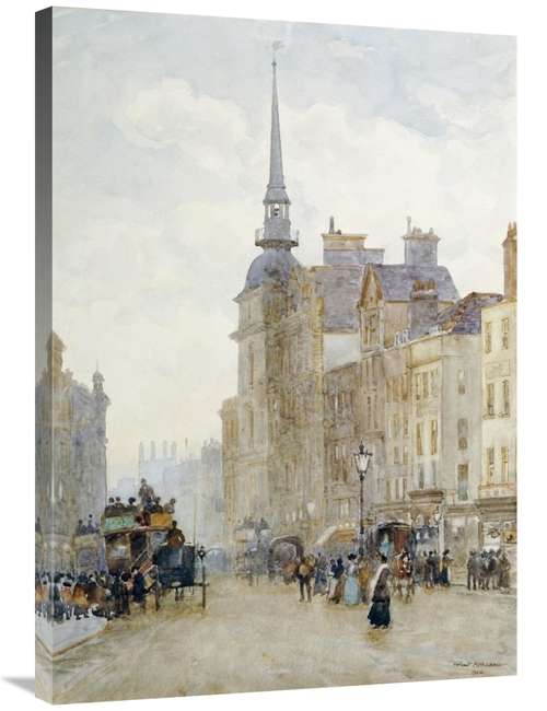 Global Gallery GCS-266843-36-142 36 in. Looking Down Ludgate Hill Art 