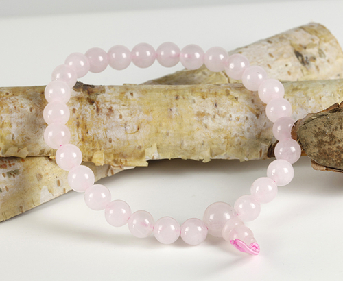 Pink quartz bracelet