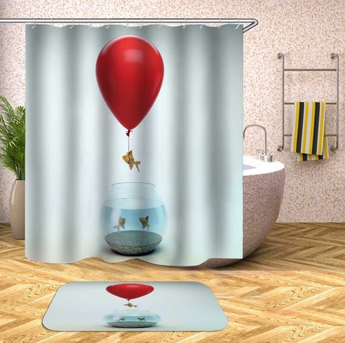 Runaway Fish Shower Curtain