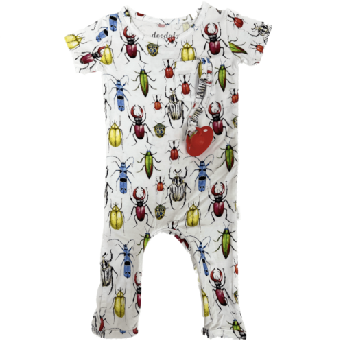 You are Bugging Me - Doodalou Bamboo Baby Romper Short Sleeve with