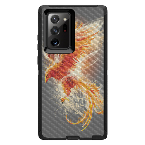 MightySkins CF-OTDSAGNO20UL-Phoenix Carbon Fiber Skin for Otterbox Def