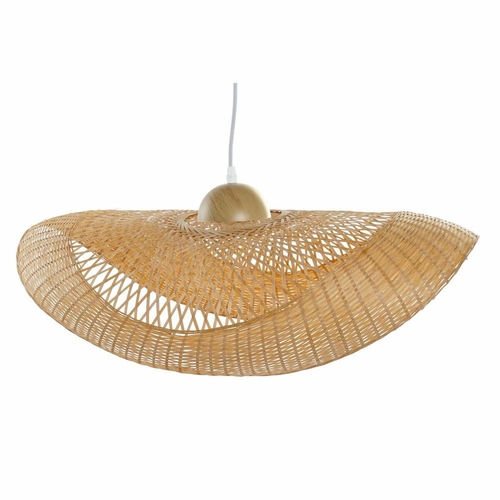 Ceiling Light DKD Home Decor Brown Bamboo 40 W Sunhat 220 V 70 x 34 x