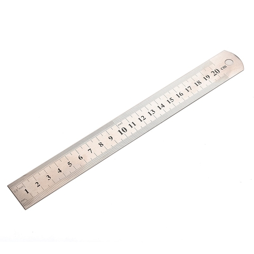 20cm Metal Ruler Stainless steel Metric Rule