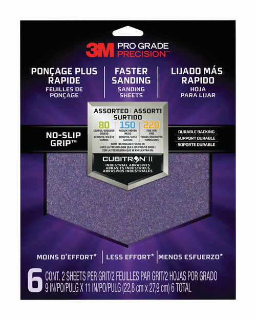 3M 1900224 SandBlaster 11 x 9 in. Assorted Grit Assorted Ceramic Sandi