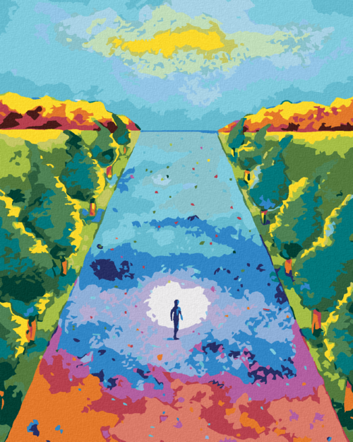 Paint by Numbers - SPIRITUAL ABSTRACT JOURNEY