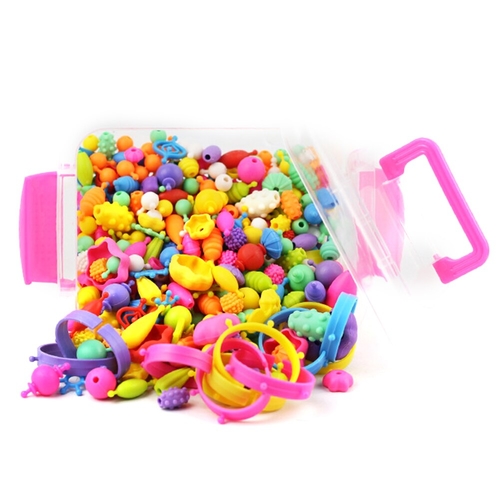 485 Pcs Beads Cordless For Girls Necklace For Kids
