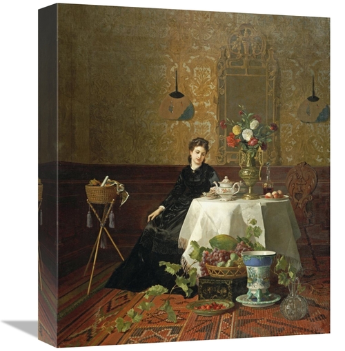 Global Gallery GCS-266949-16-142 16 in. Taking Tea Art Print - David N