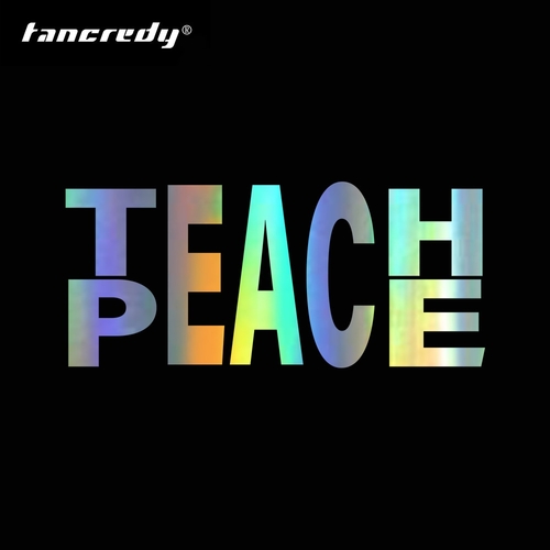 20*8.9cm Education and Peace Car Stickers and