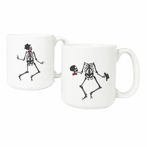 Cathys Concepts HW16-3900-SK Dancing Skeletons Large 20 oz. Coffee Mug