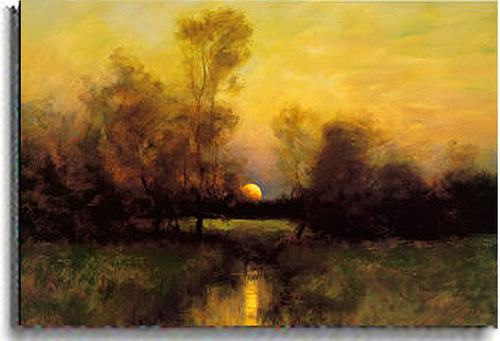Artistic Home Gallery 2228577S Summer Moonrise By Dennis Sheehan Premi
