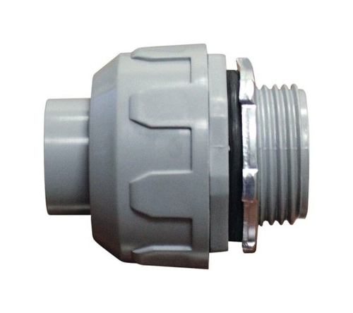 Sigma Electric 49461 Liquid Tight Straight Connector  0.75 in. dia.